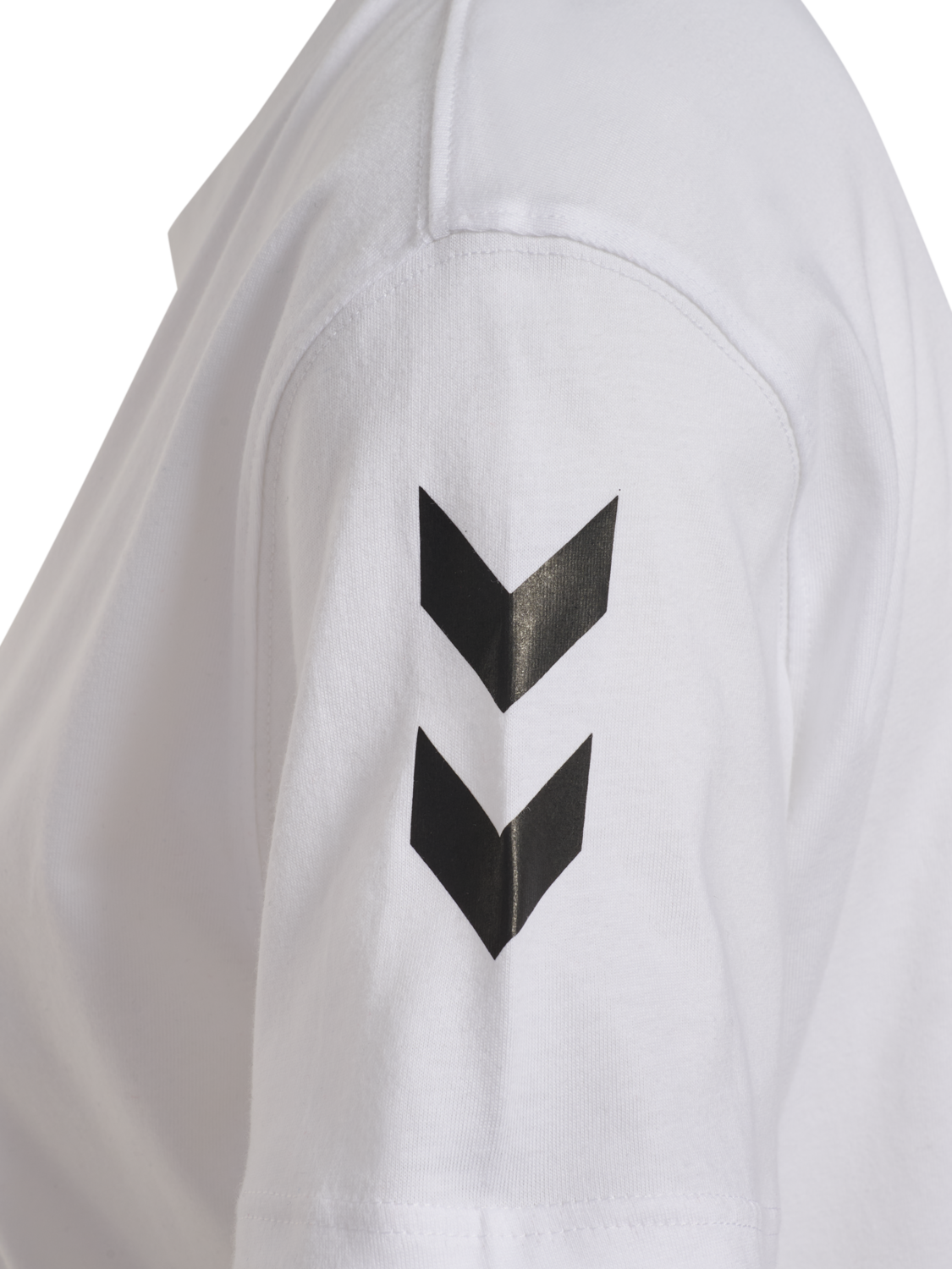 hmlGO 2.0 CHEVRON T-SHIRT S/S WOMAN, WHITE, packshot