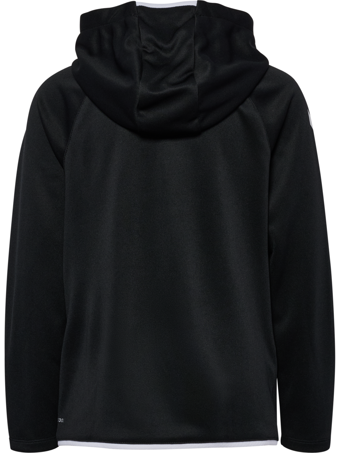 hmlCORE 2.0 ZIP HOODIE KIDS, BLACK/WHITE, packshot