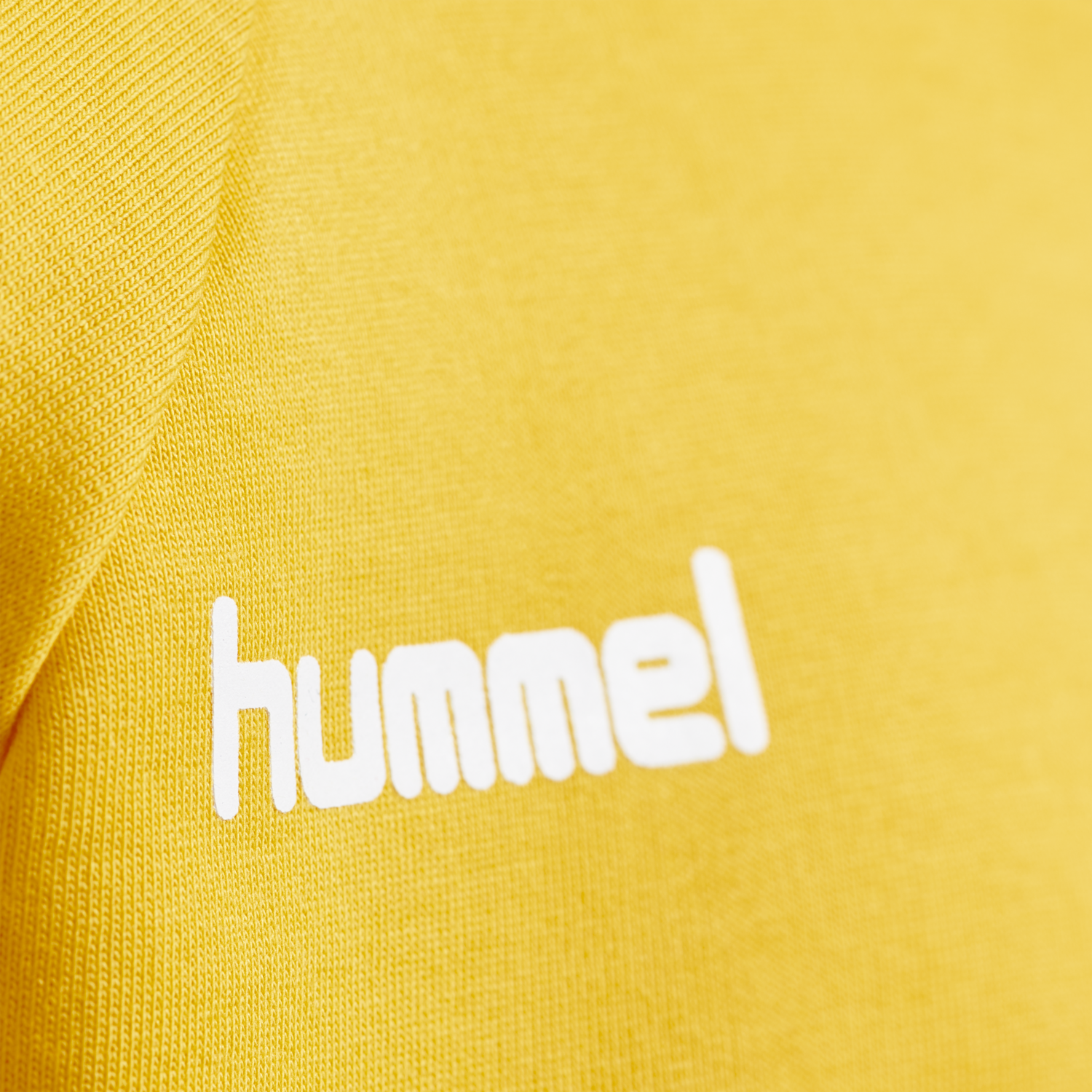 HMLGO KIDS COTTON HOODIE, SPORTS YELLOW, packshot
