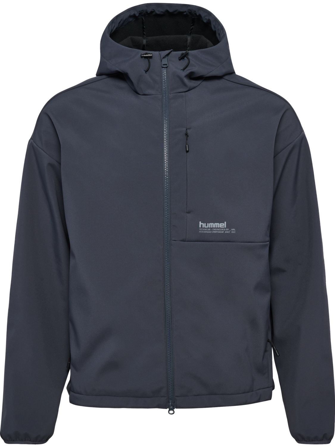 hmlLOOSE SOFTSHELL JACKET, EBONY, packshot