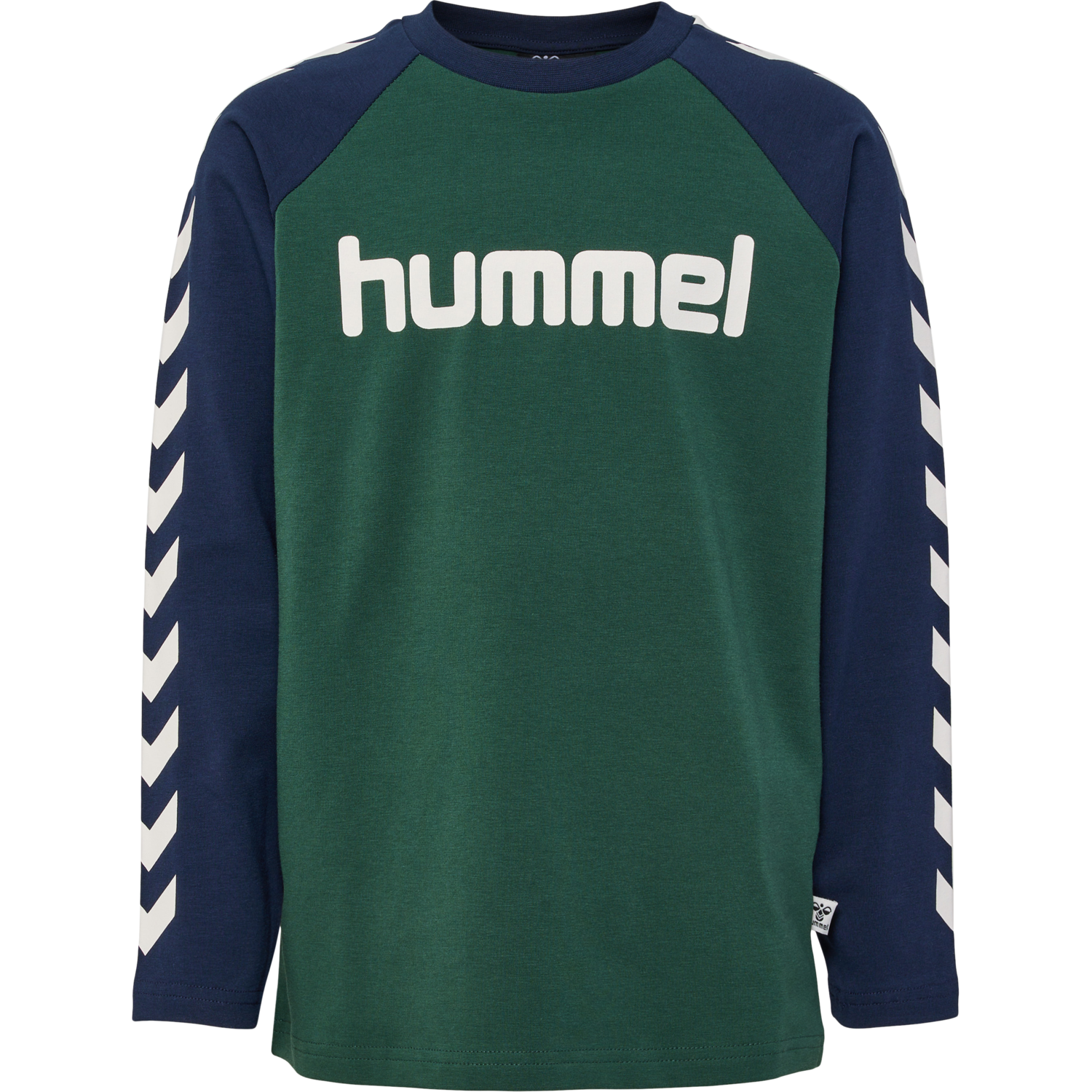 hmlBOYS T-SHIRT L/S, PINENEEDLE, packshot