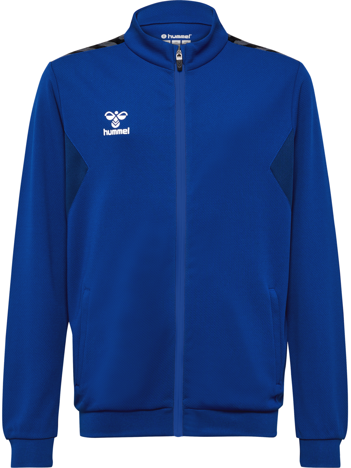 hmlAUTHENTIC PL ZIP JACKET KIDS, TRUE BLUE, packshot