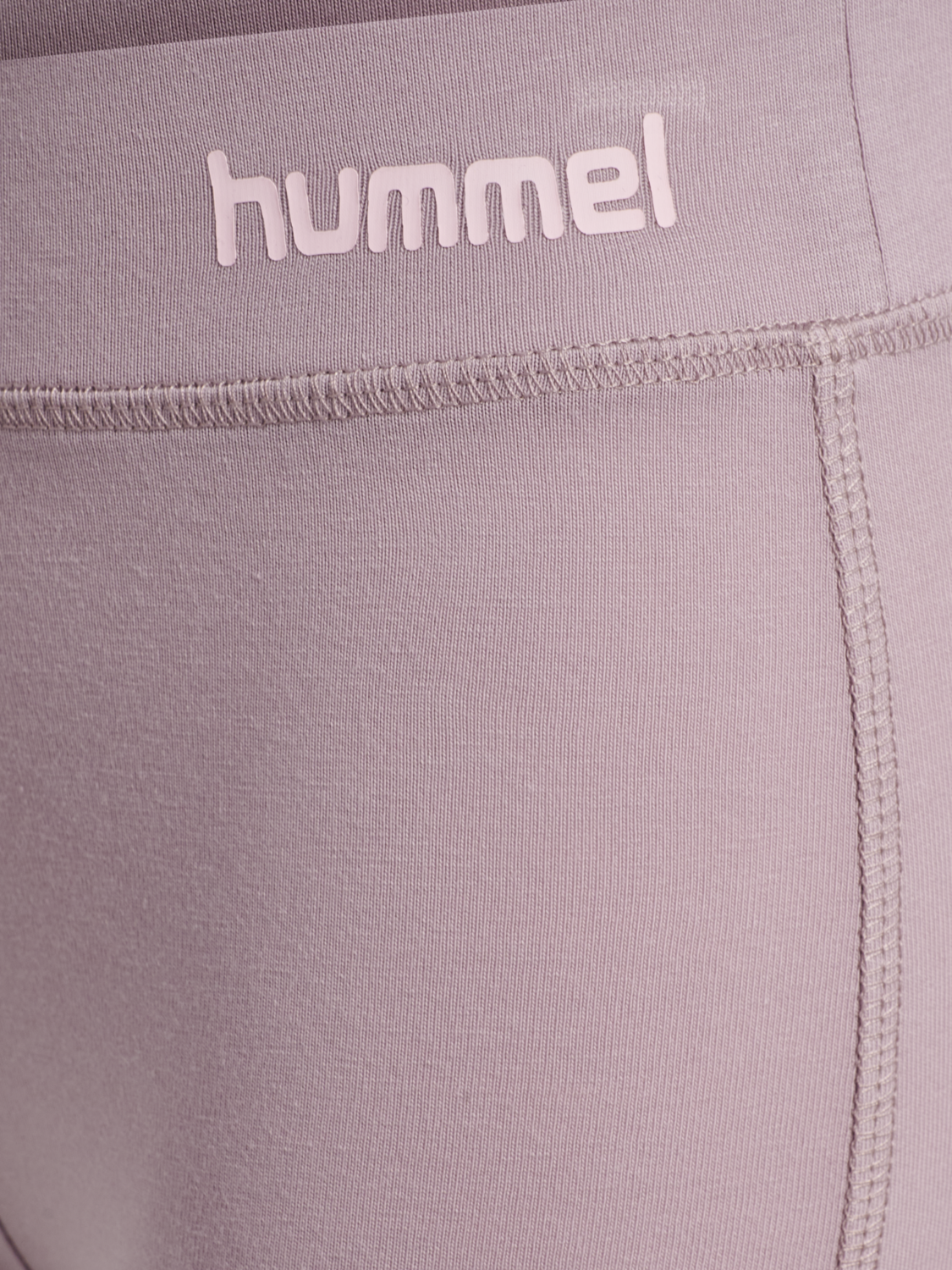 hmlJR HIGH RISE FLARED TIGHTS, SEA FOG, packshot