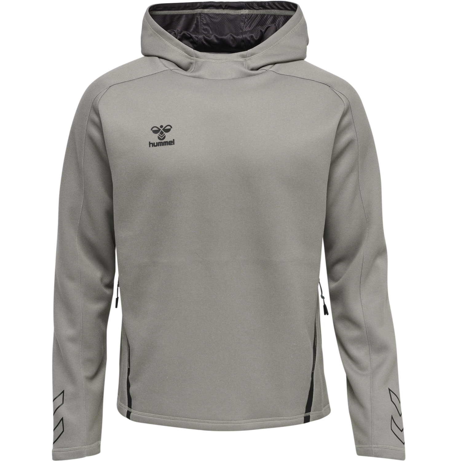 hmlCIMA XK HOODIE, GREY MELANGE, packshot