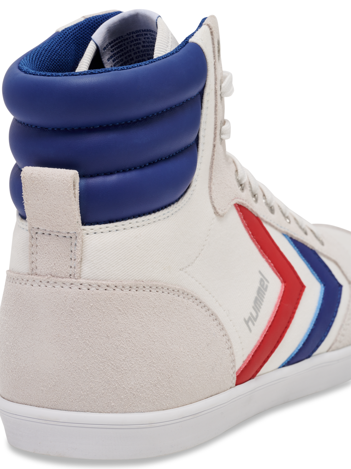 HUMMEL SLIMMER STADIL HIGH, WHITE/BLUE/RED/GUM, packshot