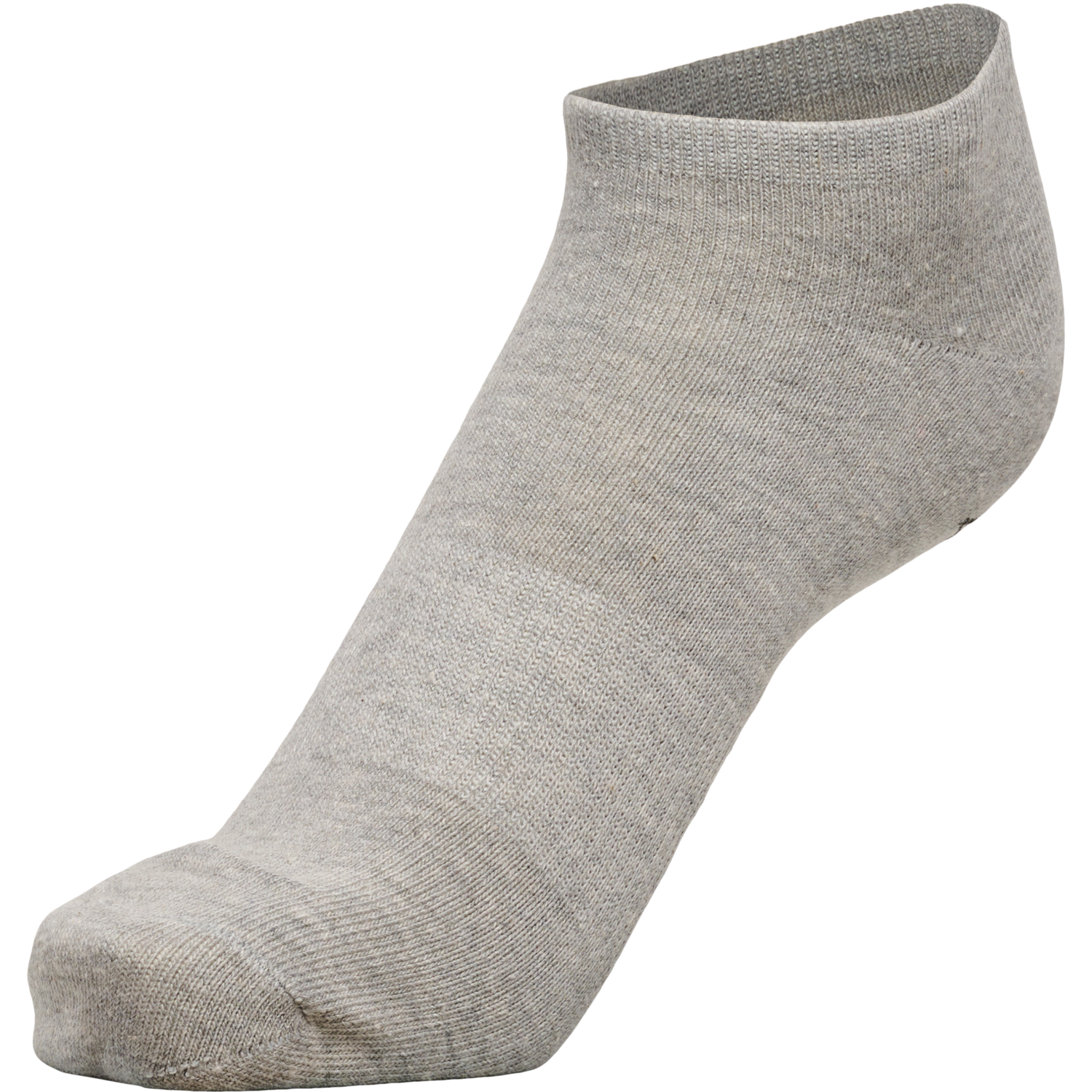 hmlANCLE 3-PACK SOCKS, GREY MELANGE, packshot
