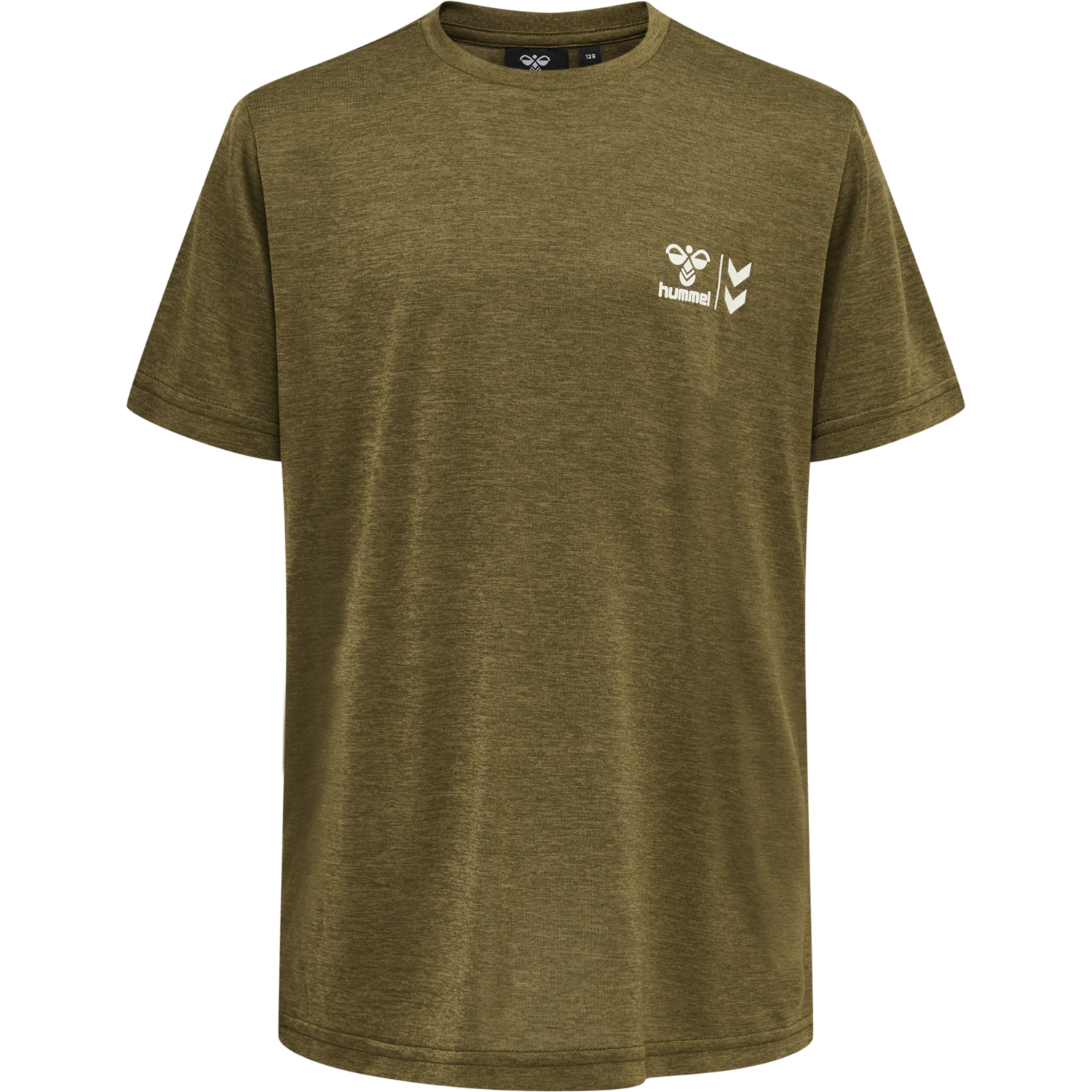 hmlMUSTRAL T-SHIRT S/S, DARK OLIVE, packshot