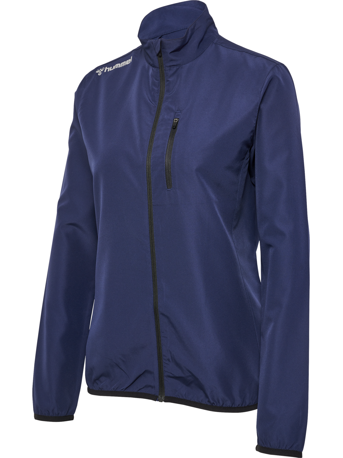hmlRUN JACKET WOMAN, BLACK IRIS, packshot