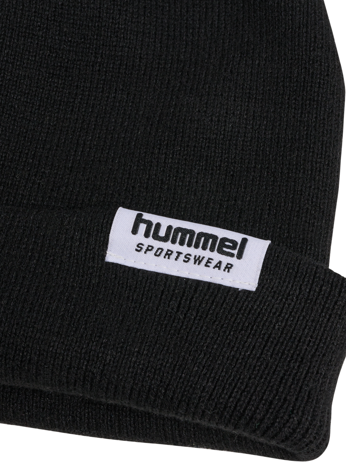 hmlRIB BEANIE SPORTSWEAR, BLACK, packshot