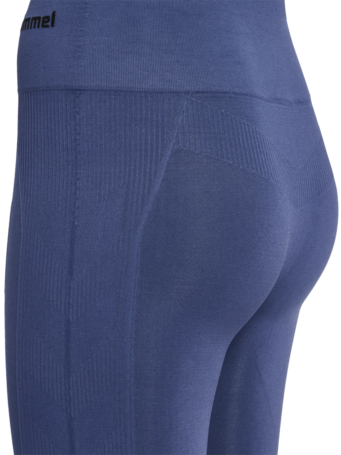 hmlTIF SEAMLESS HIGH WAIST TIGHTS, BLUE INDIGO, packshot