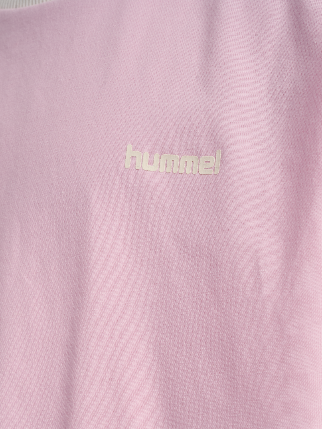 hmlJR LOOSE CHEVRON T-SHIRT SS, ROSEATE SPOONBILL, packshot