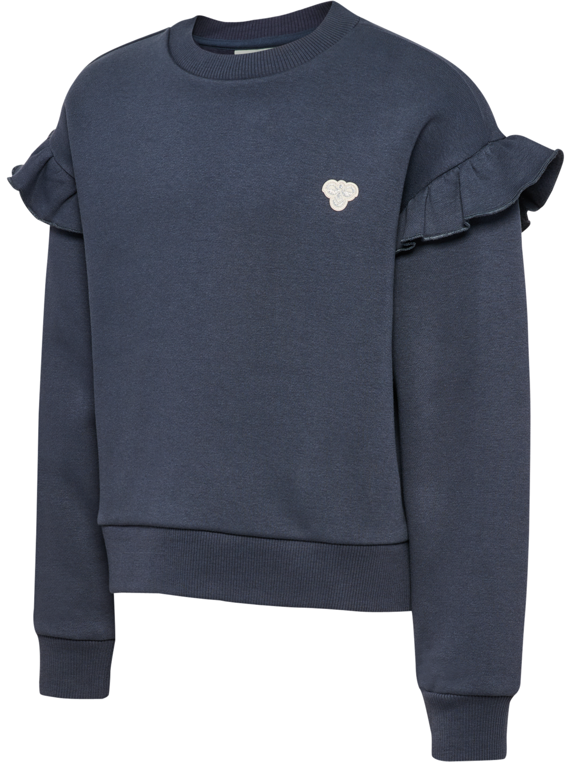 hmlJR LOOSE FLAIR SWEATSHIRT BEE, OMBRE BLUE, packshot