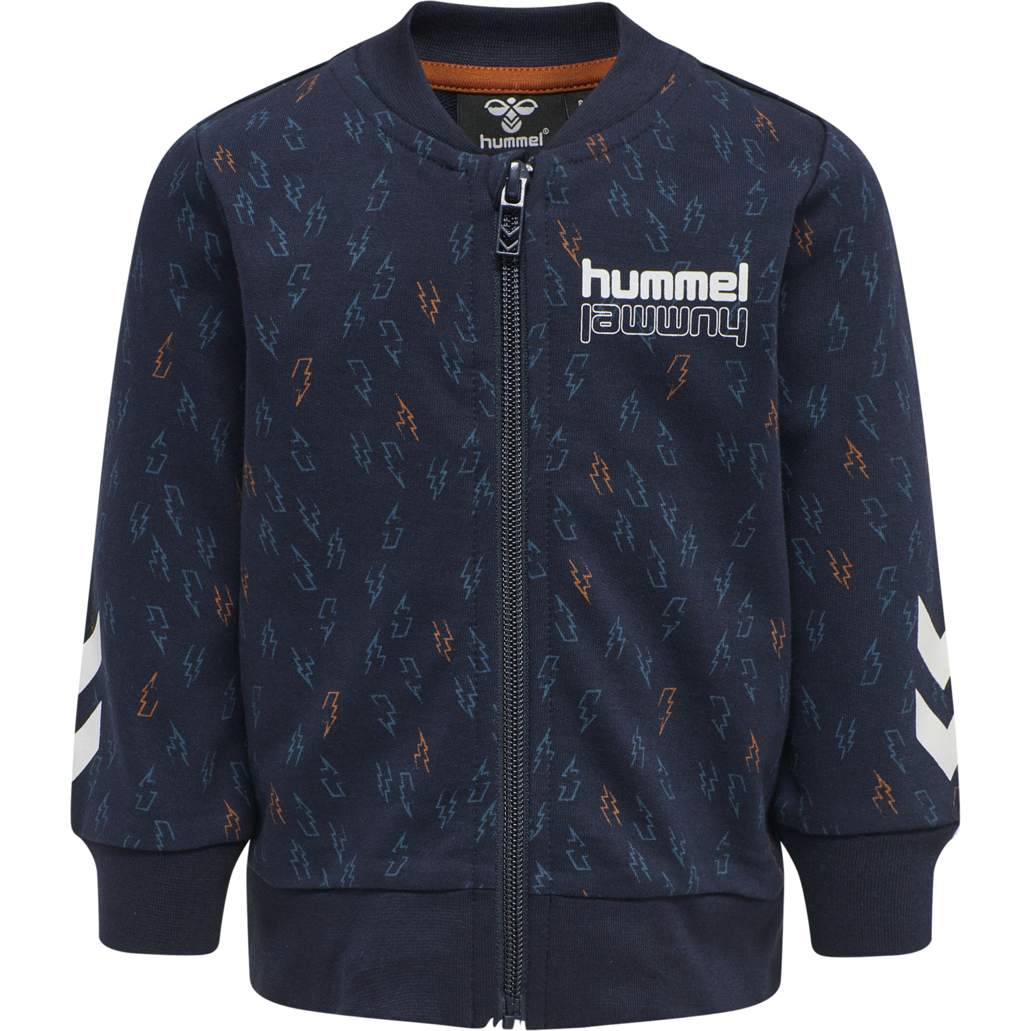 hmlTHUNDER ZIP JACKET, BLACK IRIS, packshot