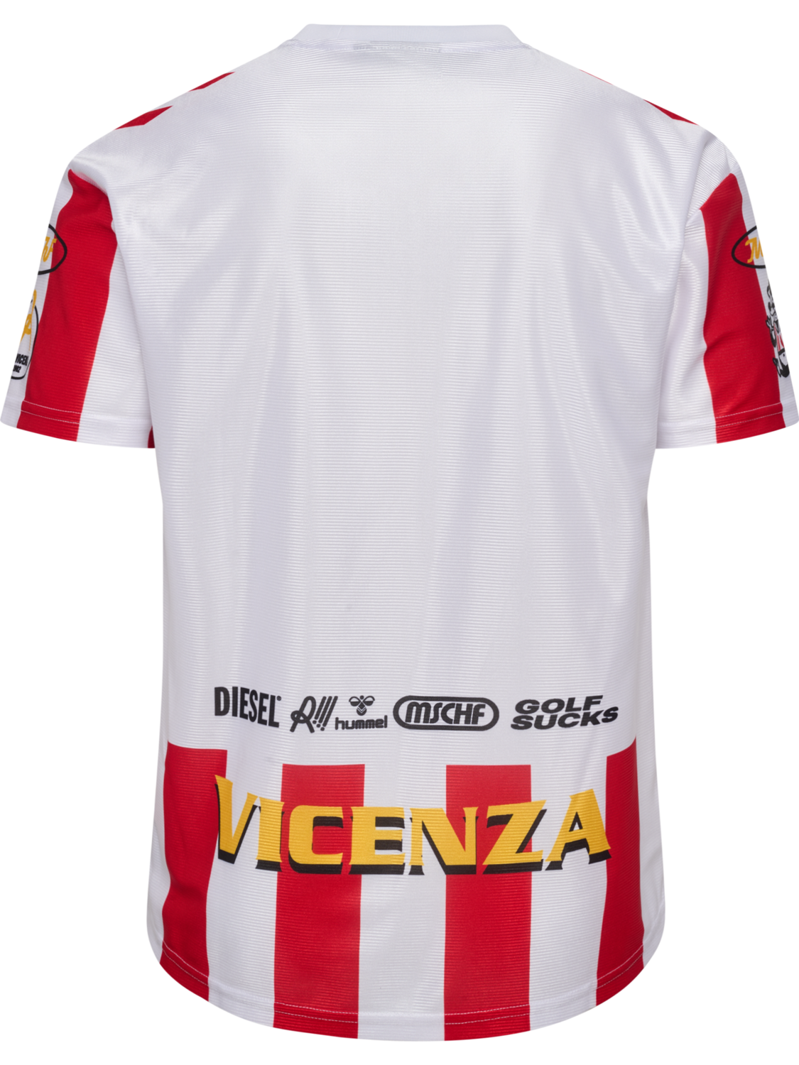LRV x MSCHF x HML JERSEY SS, RED/WHITE, packshot