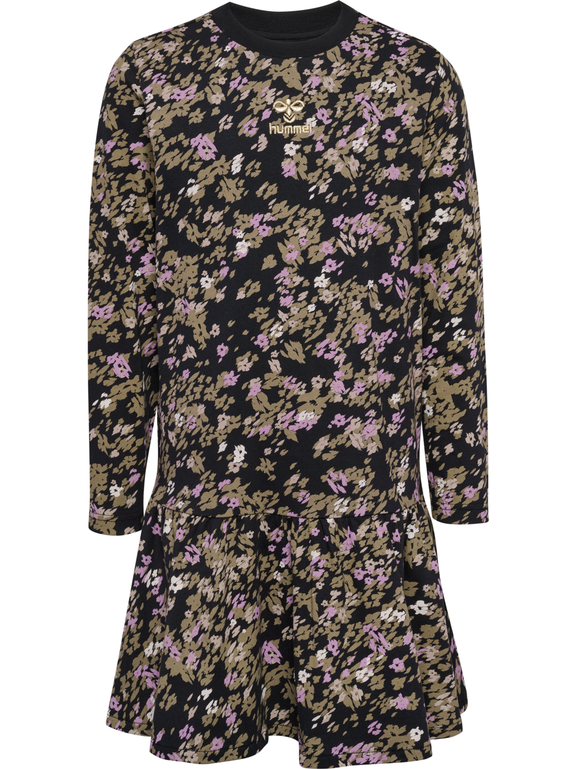 hmlELVA DRESS L/S, BLACK, packshot