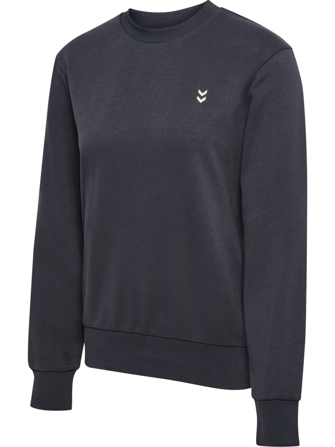hmlPULSE W SWEAT CREWNECK, EBONY, packshot
