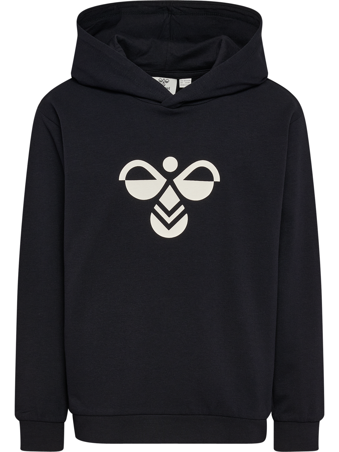 hmlJR REG TUKAS HOODIE, BLACK, packshot