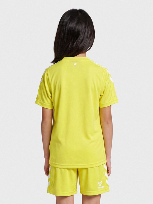hmlCORE XK POLY JERSEY S/S KIDS, BLAZING YELLOW, model
