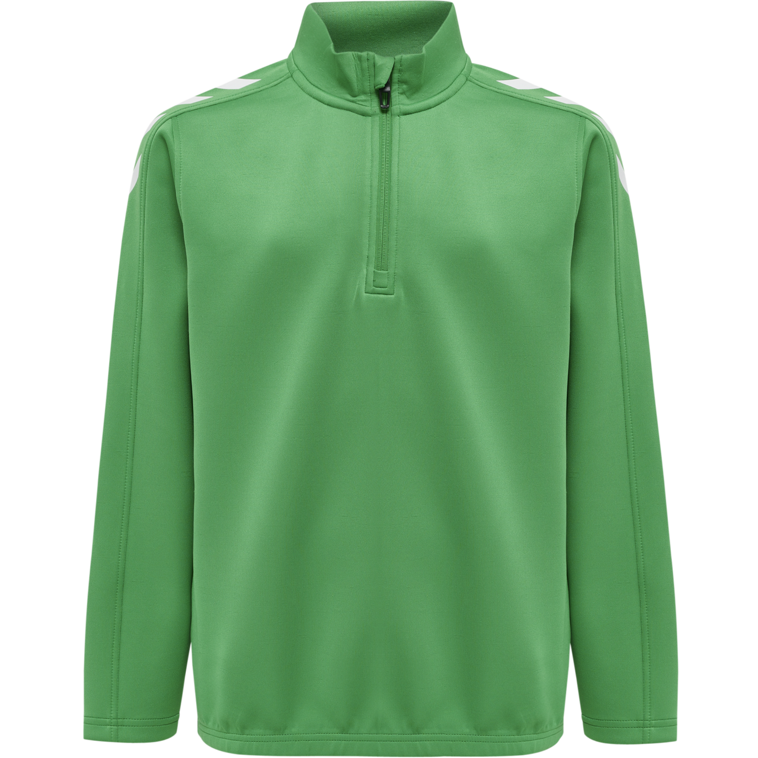 hmlCORE XK HALF ZIP POLY SWEAT KIDS, JELLY BEAN, packshot