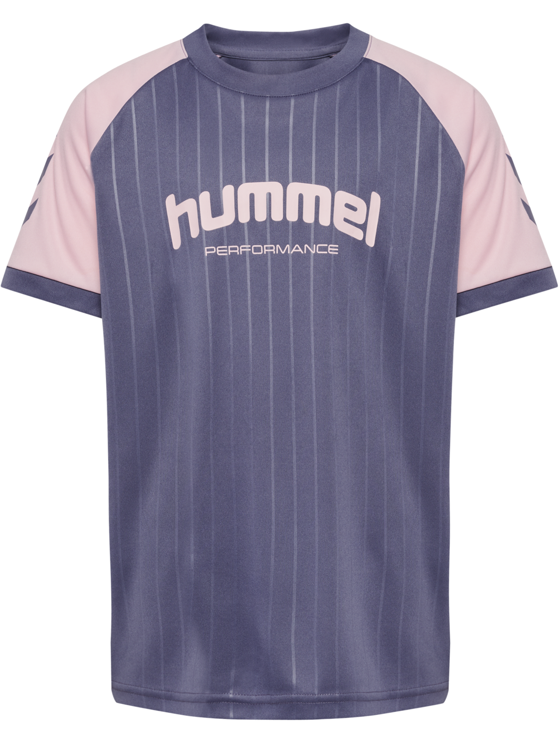 hmlJR GOAL STRIPE T-SHIRT S/S, HERON, packshot