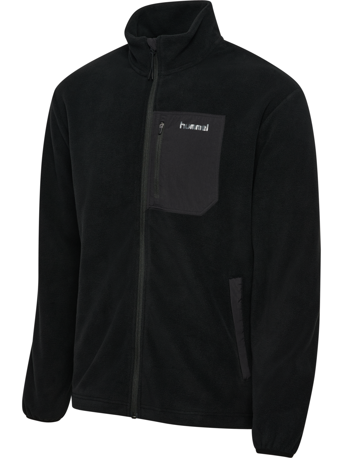 hmlPOLAR FLEECE JACKET, BLACK, packshot