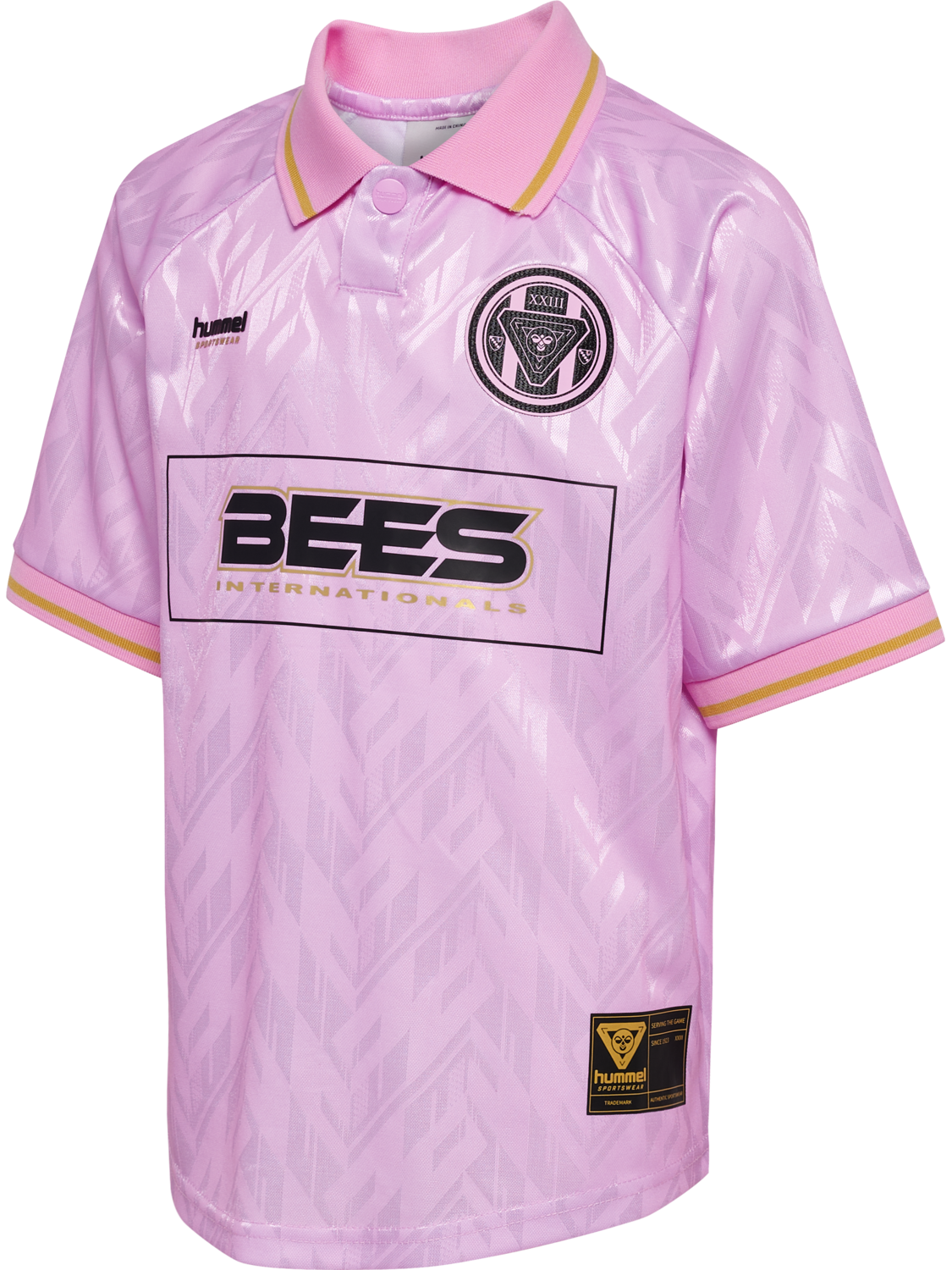 hmlJR LOOSE BAY SOCCER JERSEY S/S, PASTEL LAVENDER, packshot