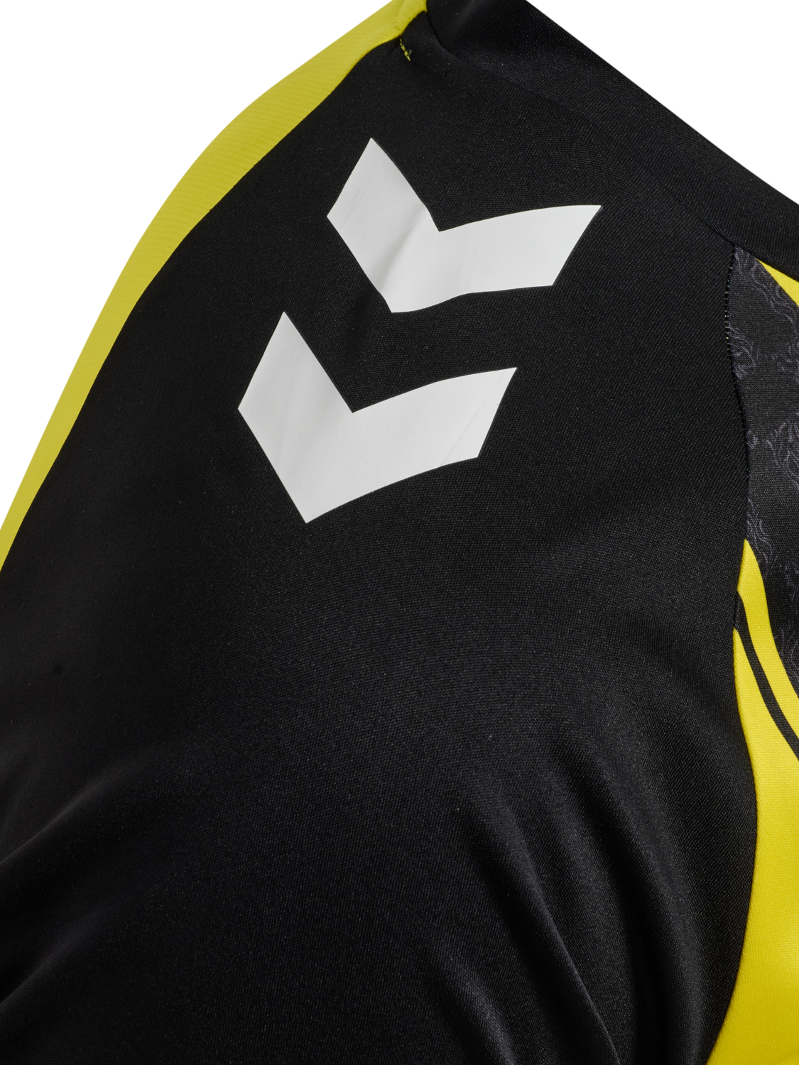 hmlMATCH STRIPED JERSEY S/S, BLAZING YELLOW/BLACK, packshot