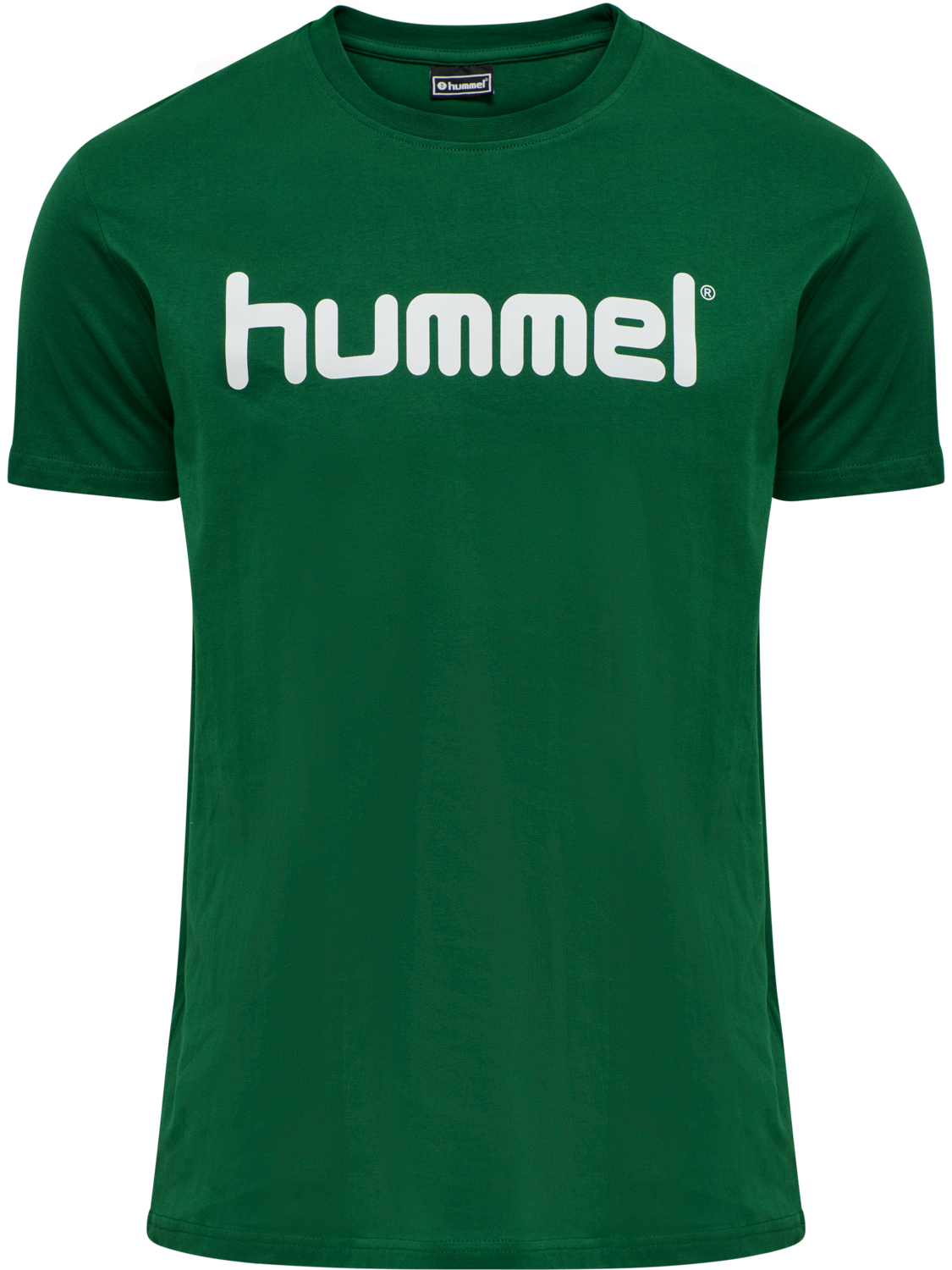 HMLGO COTTON LOGO T-SHIRT S/S, EVERGREEN, packshot