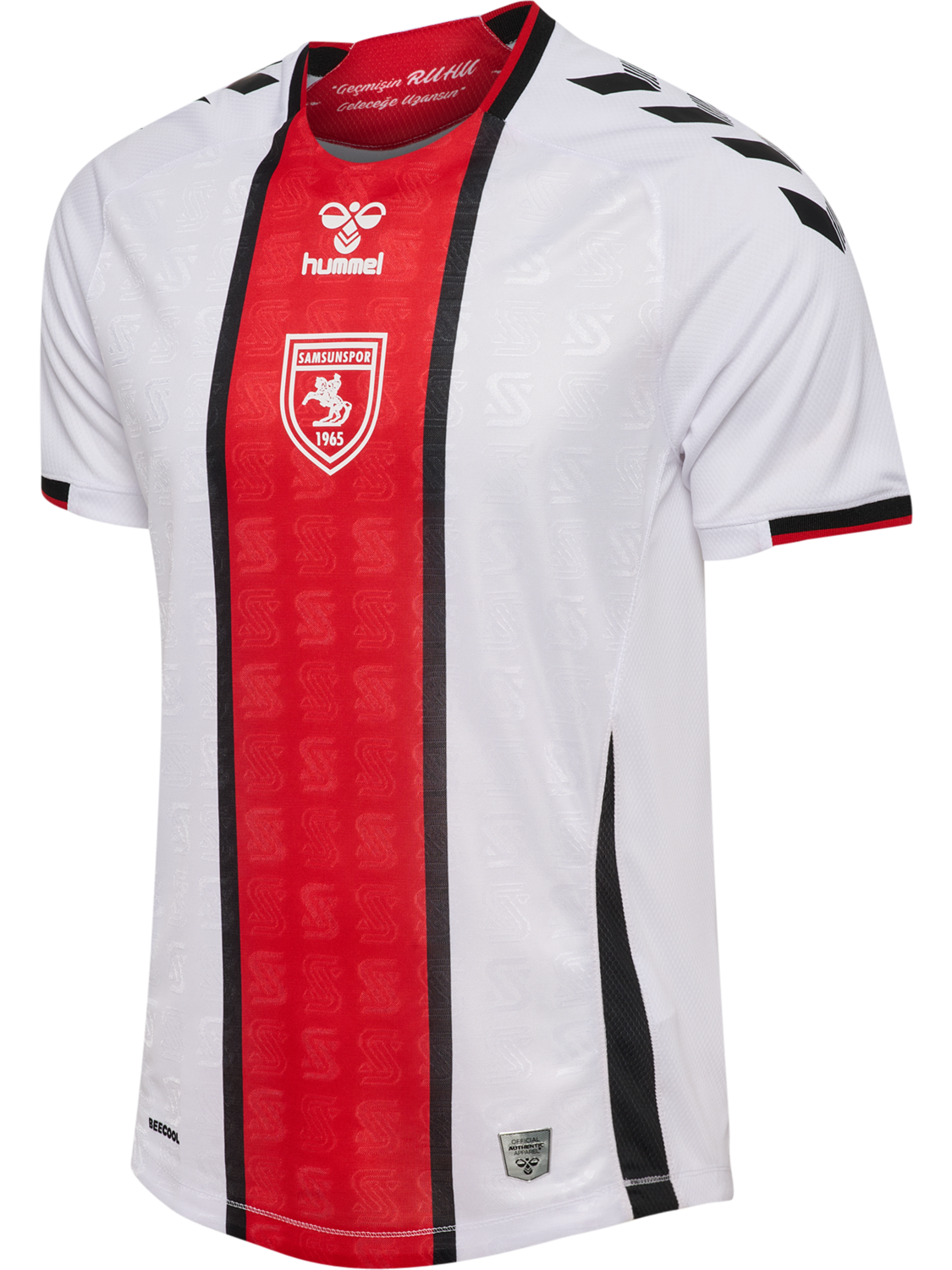 SAMSUN MILLENIUM JERSEY S/S 24/25, WHITE/TRUE RED, packshot