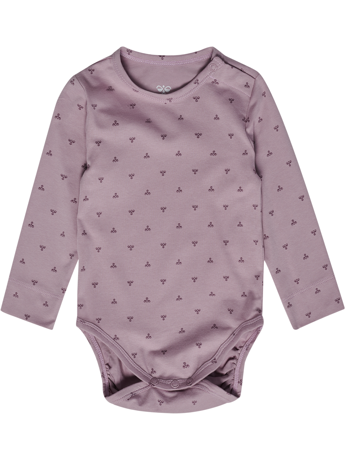 hmlMINI BEE AOP BODY L/S, SEA FOG, packshot