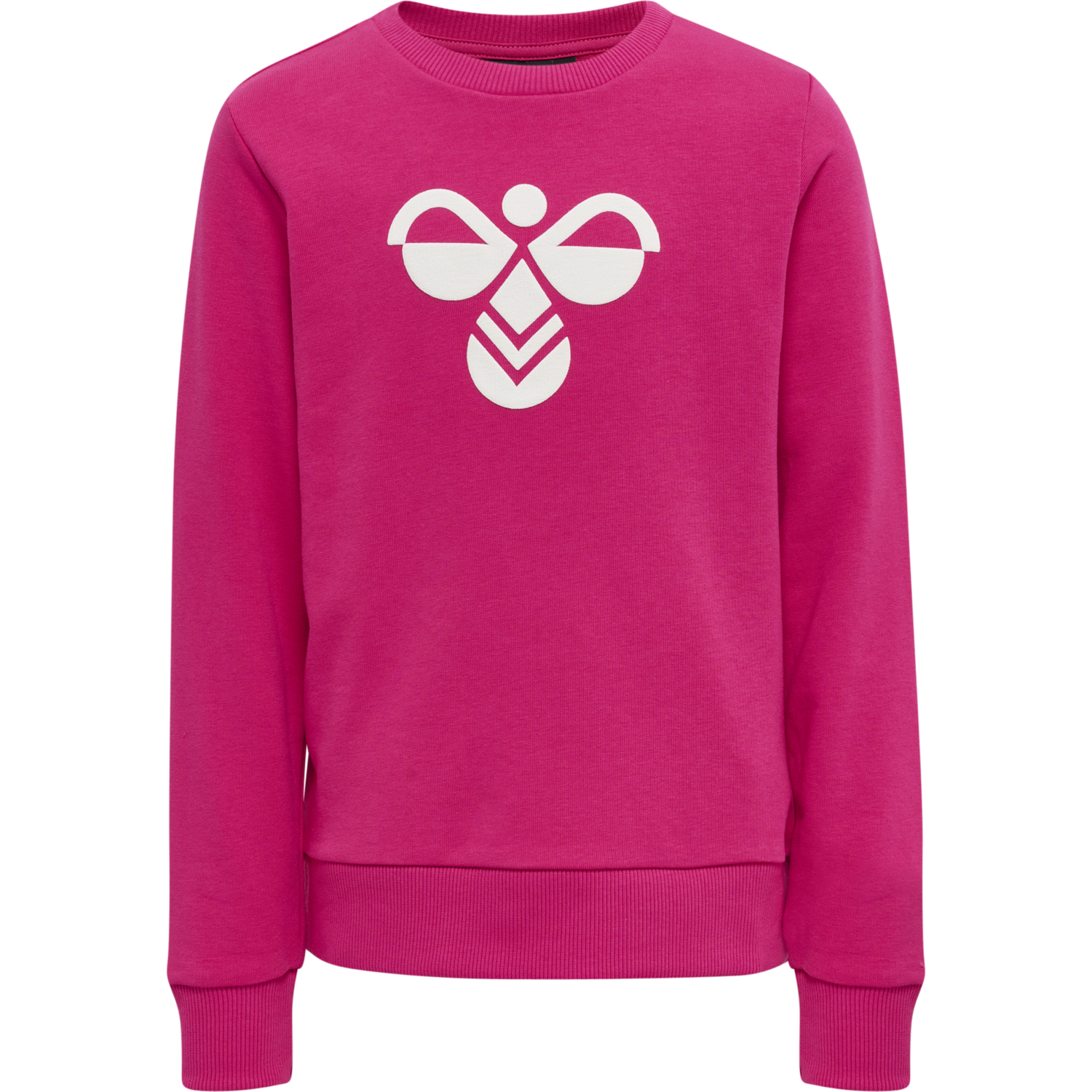 hmlNOAH SWEATSHIRT, FUSCHIA/WHITE , packshot