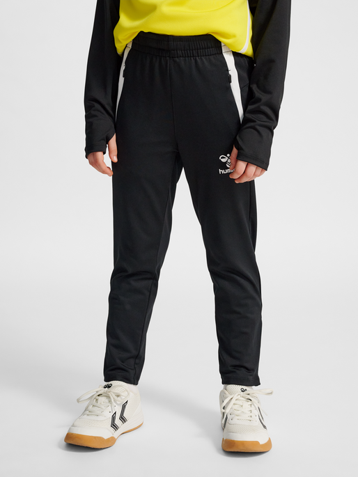 hmlLEAD 2.0 TRAINING PANTS KIDS, BLACK, model