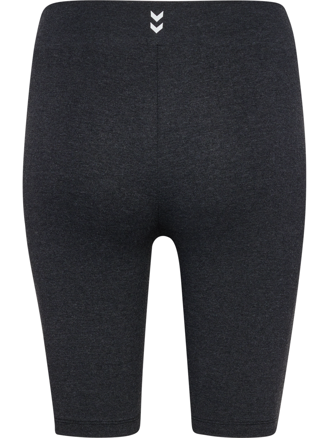 hmlPULSE LOGO MW SHORT TIGHTS, BLACK MELANGE, packshot