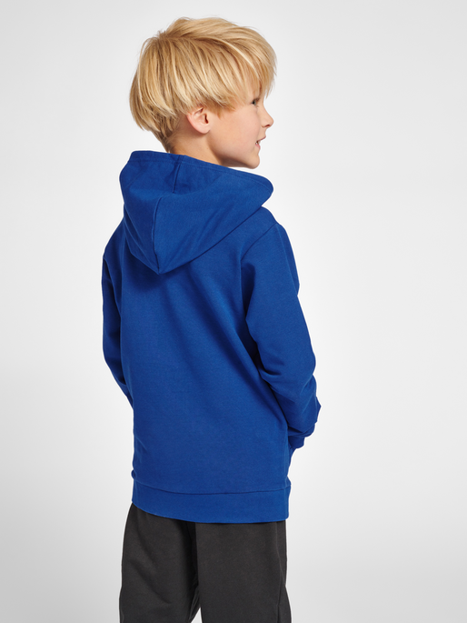 hmlSKATE HOODIE, SODALITE BLUE, model