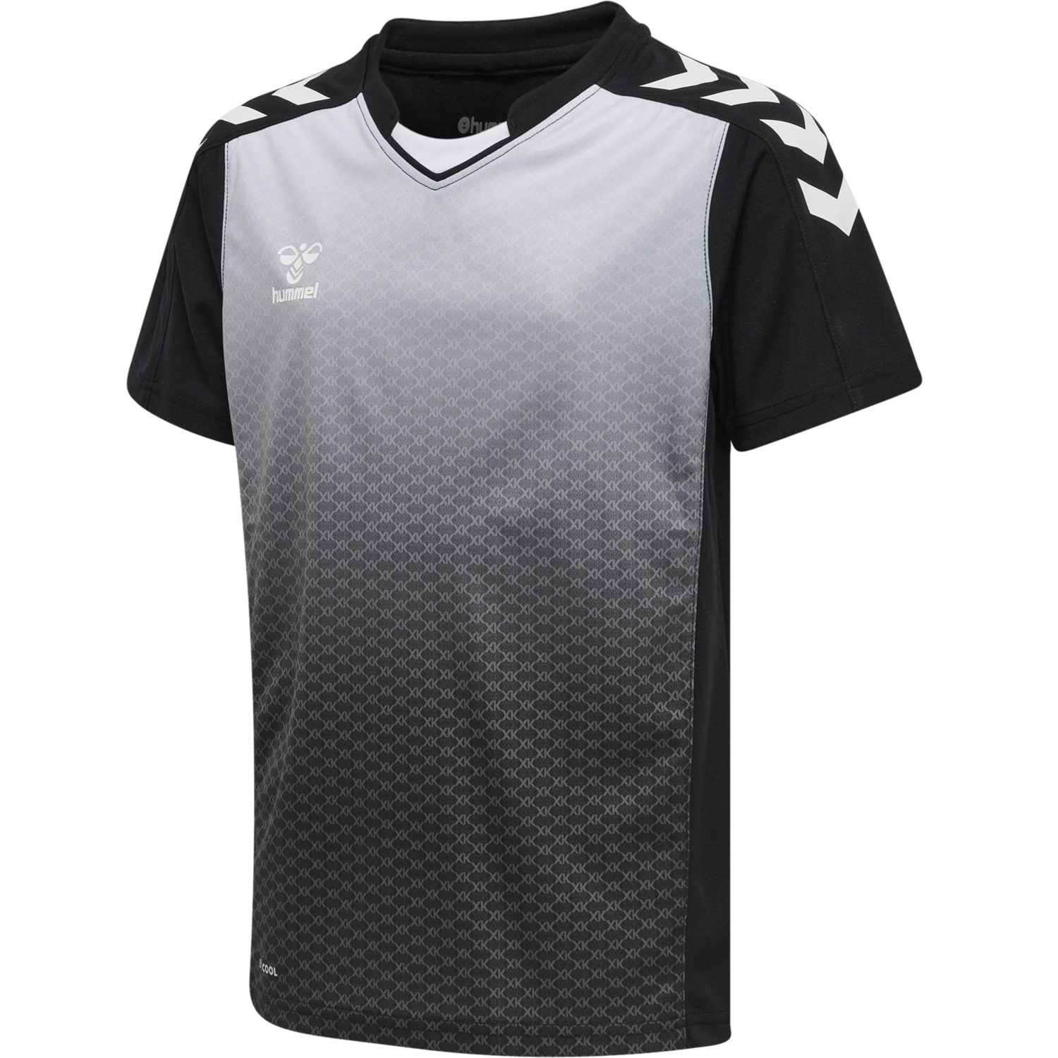hmlCORE XK SUBLIMA JERSEY S/S KIDS, BLACK, packshot