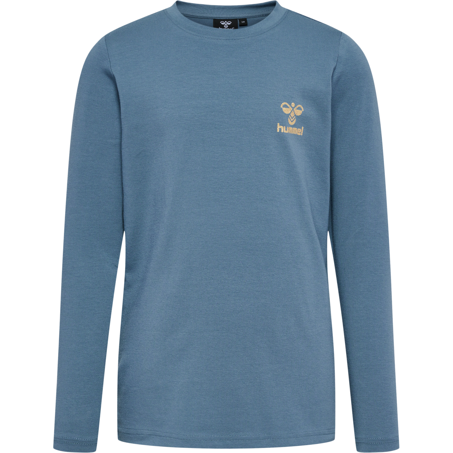 hmlMALIN T-SHIRT L/S, BLUE MIRAGE, packshot