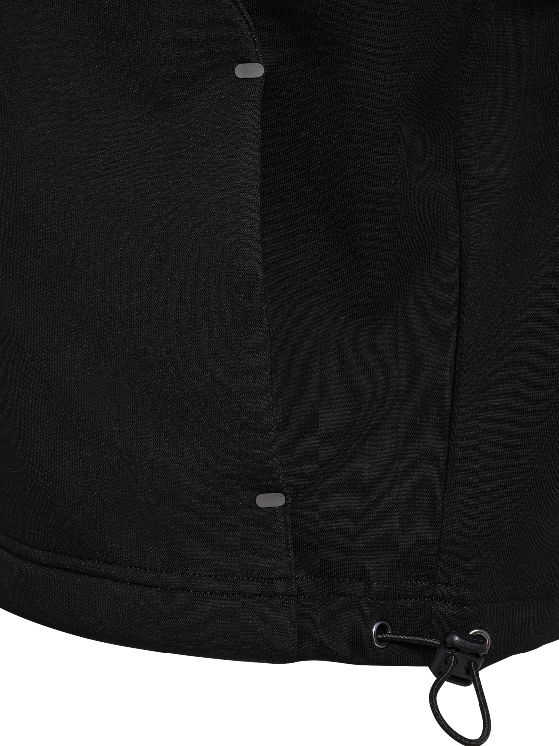 hmlTECH FLEECE WOMEN BOXY HALF ZIP, BLACK, packshot