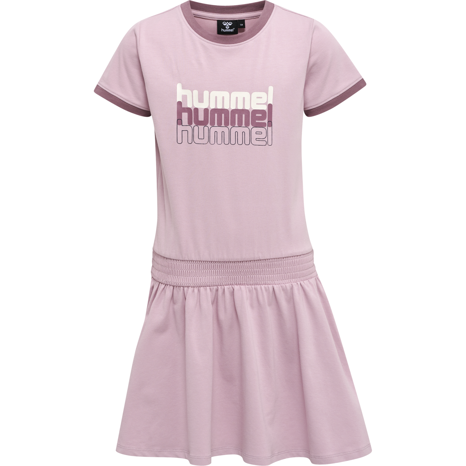 hmlCLOUD DRESS S/S, DAWN PINK, packshot