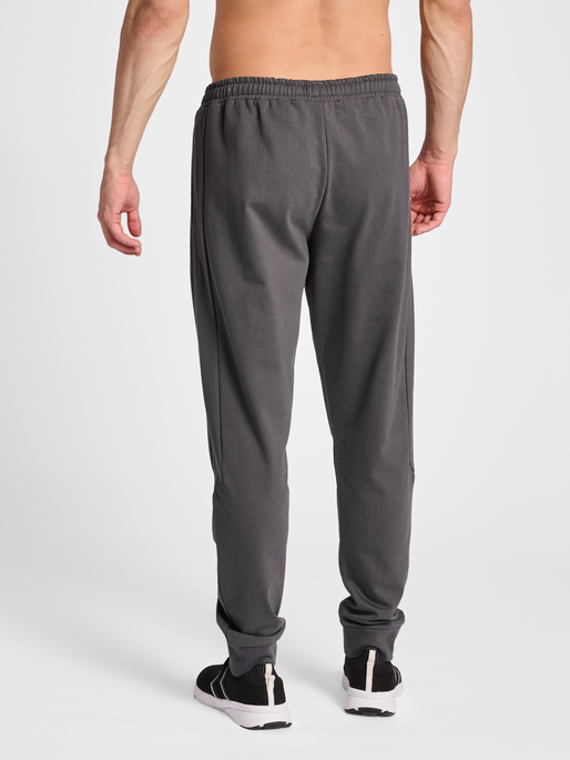 hmlOFFGRID COTTON PANTS, FORGED IRON/DARK CITRON, model