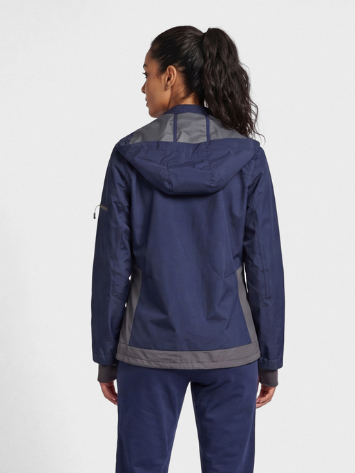 hmlNORTH SHELL JACKET WOMAN, MARINE, model