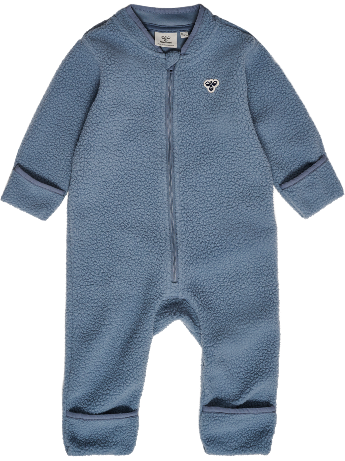 hmlMINI ATLAS FLEECE ZIP SUIT, FLINT STONE, packshot