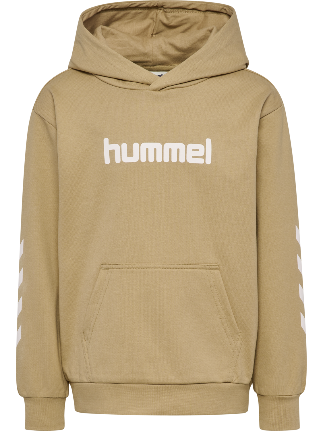 hmlJR LOGO HOODIE, CORNSTALK, packshot