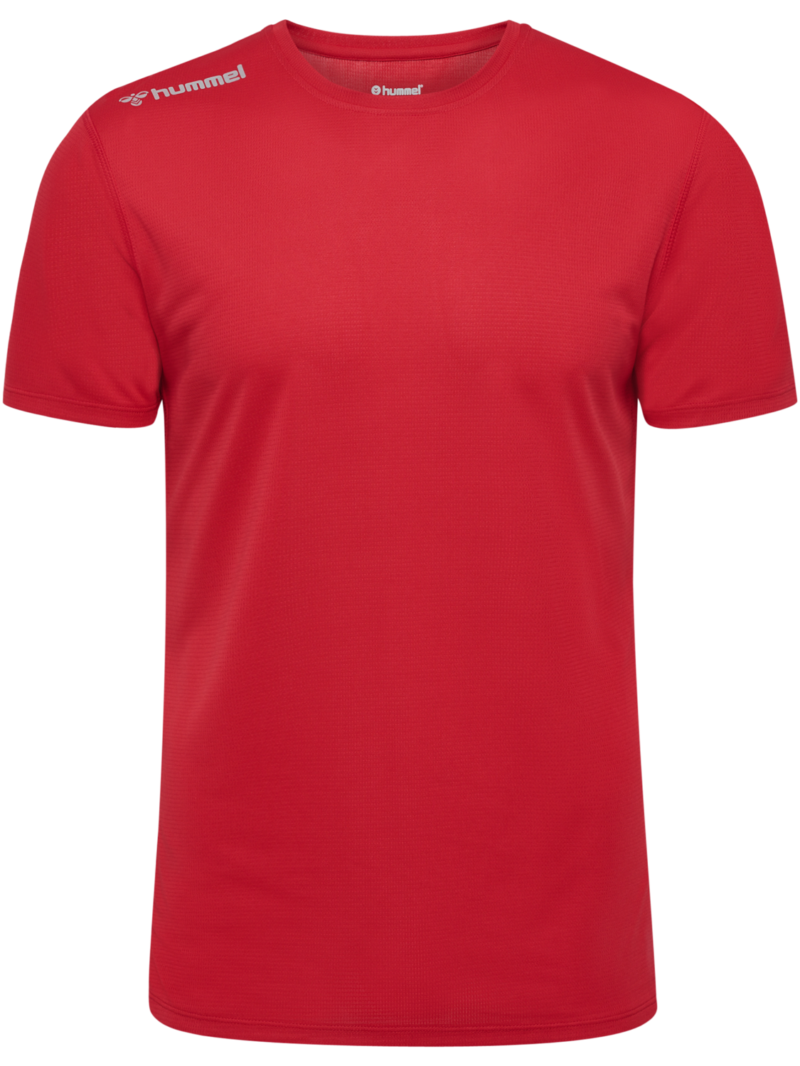 hmlRUN JERSEY S/S, TANGO RED, packshot