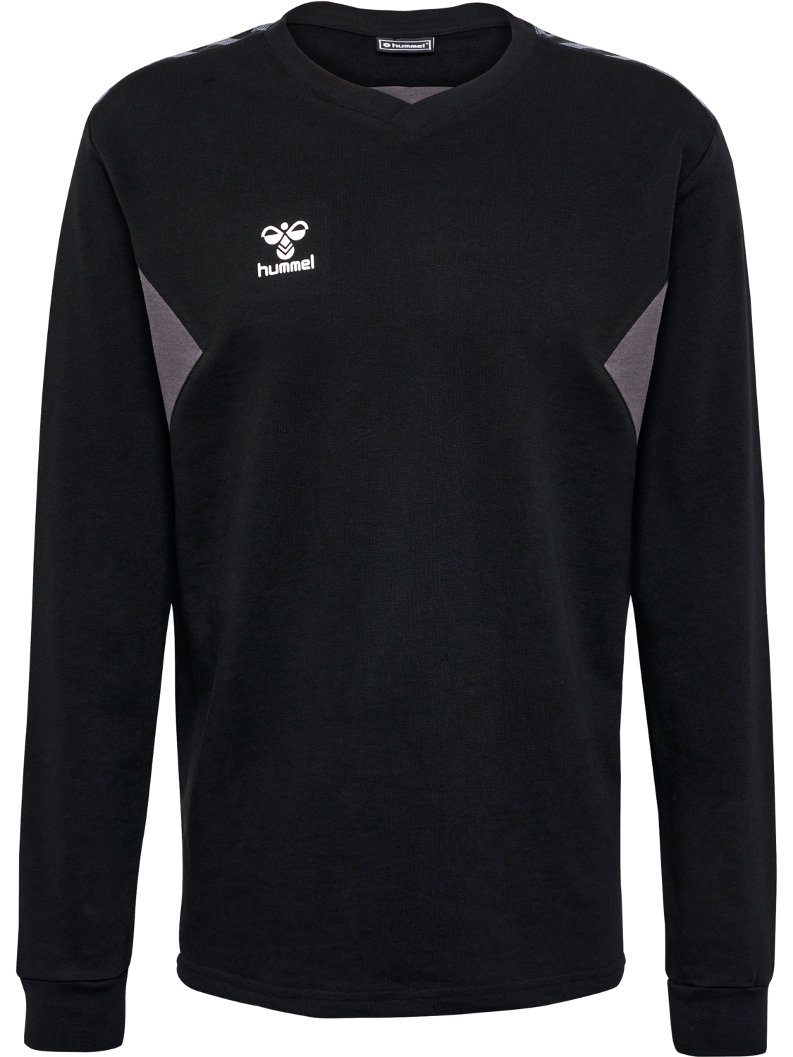 hmlAUTHENTIC CO TRAINING SWEAT, BLACK, packshot