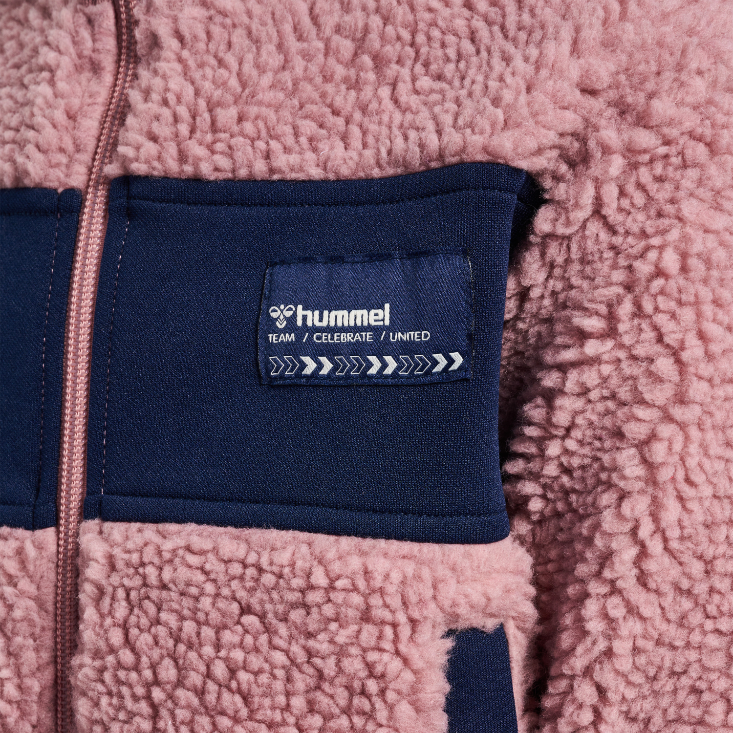 hmlEVAN ZIP JACKET, WOODROSE, packshot