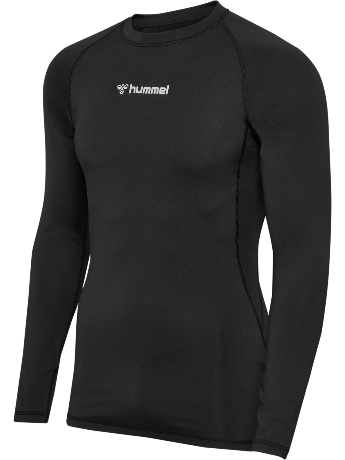 hmlBL PERFORMANCE TEE L/S, BLACK, packshot