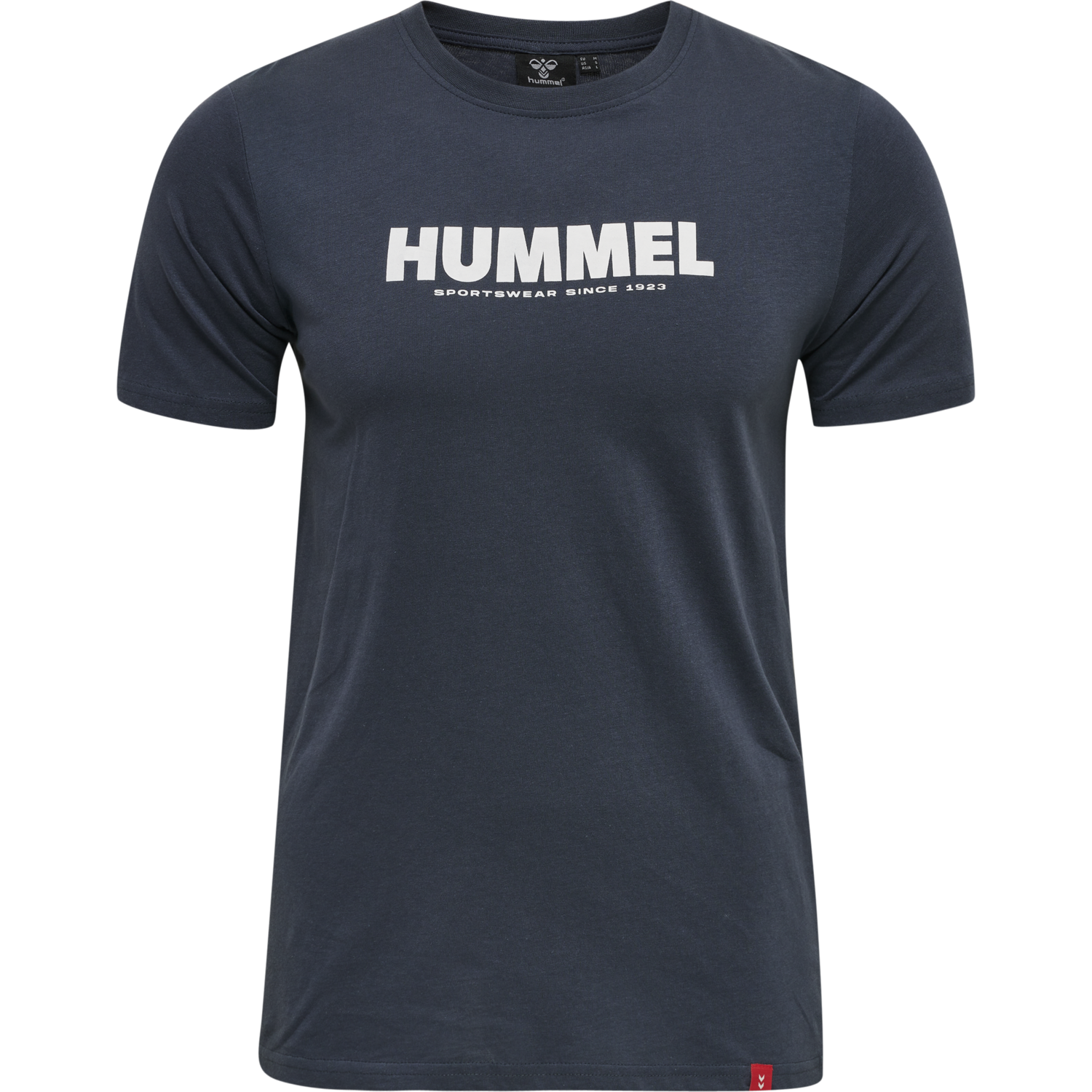 hmlLEGACY 2-PACK T-SHIRT, GREY MELANGE/BLUE NIGHTS, packshot