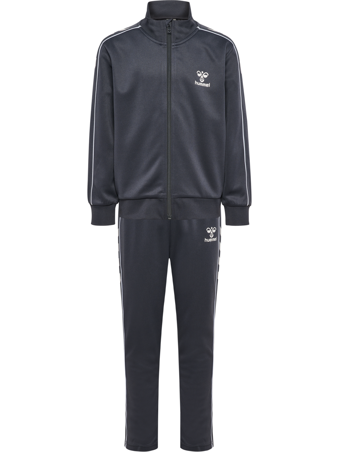 hmlTRACK TRACKSUIT, EBONY, packshot