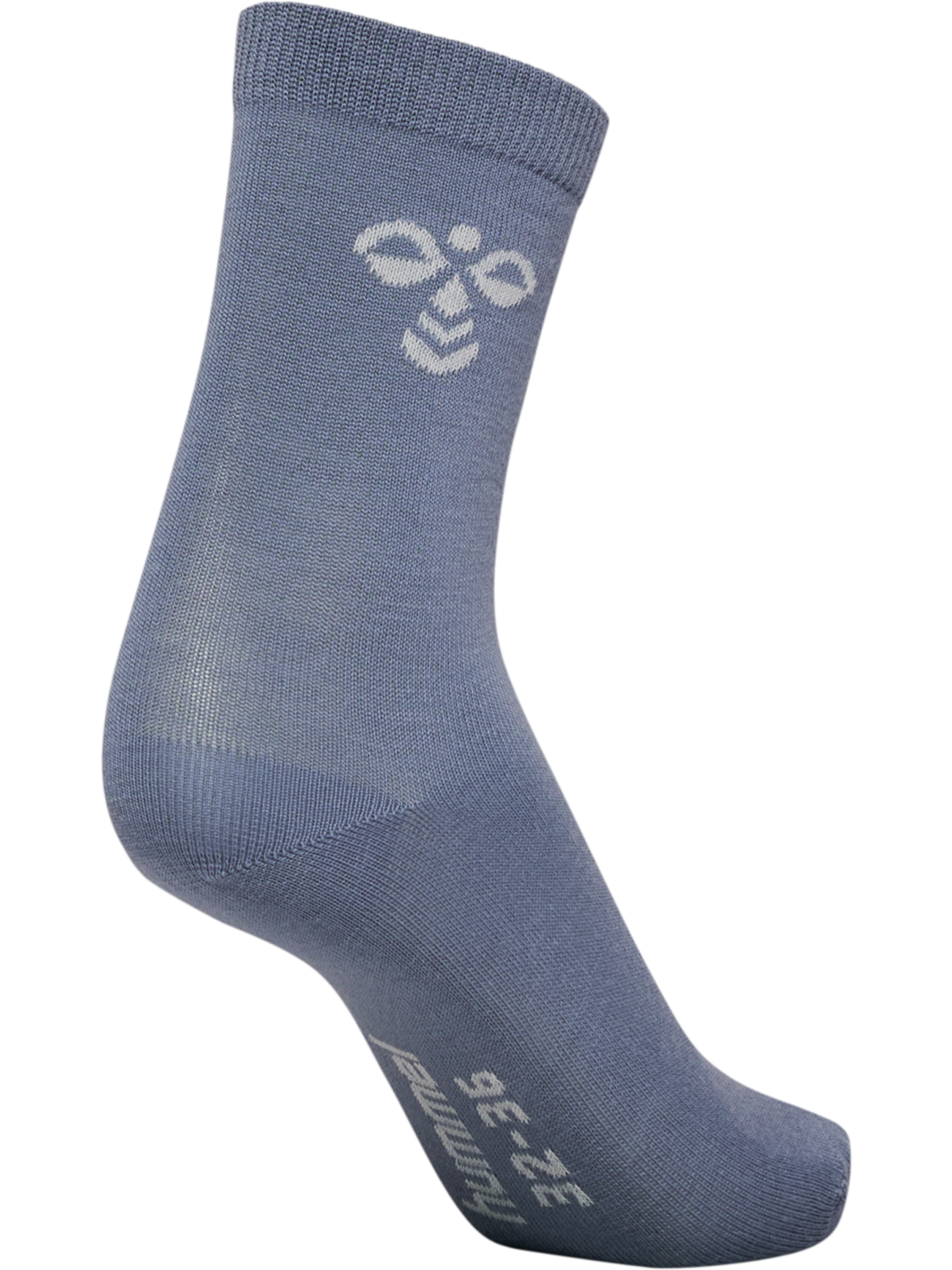 hmlJR WOOL 2-PACK SOCKS, OMBRE BLUE/FLINT STONE, packshot