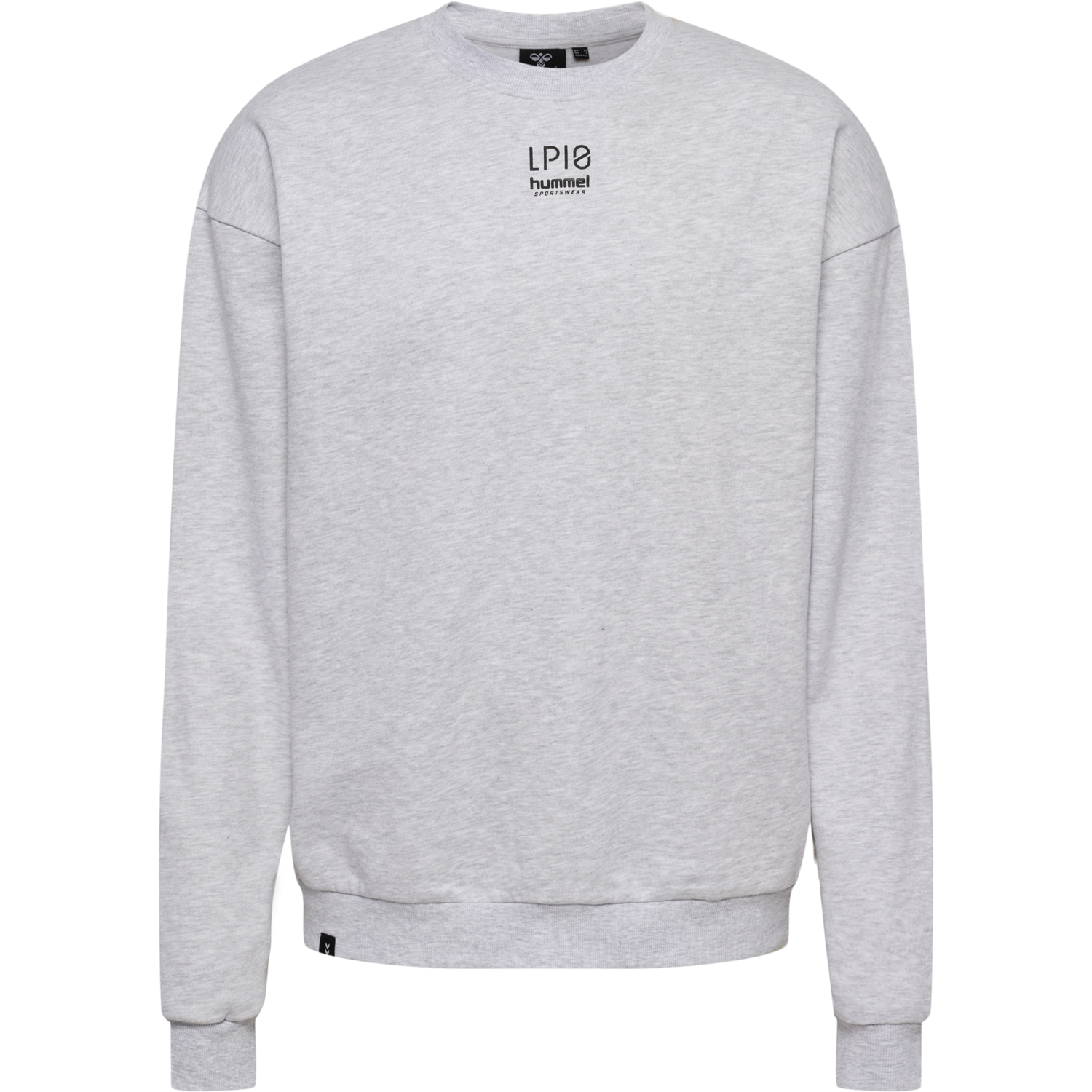 hmlLP10 BOXY SWEATSHIRT, LIGHT GREY MELANGE, packshot